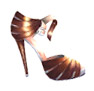 Claudia Lynch ShoeStories Brunette Shoe