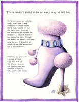 Claudia Lynch ShoeStories - Poodle Shoe